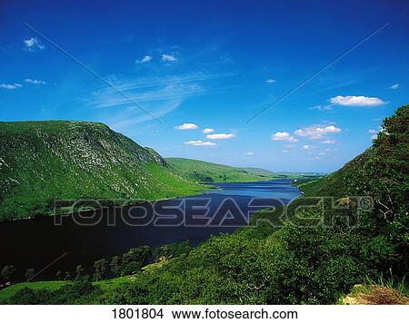 Co Donegal, Glenveagh L. Beagh & Castle, Keamnacally Cliffs (midsummer) View Large Photo Image Picture - Co Donegal, Glenveagh L. Beagh & Castle, Keamnacally Cliffs (midsummer). Fotosearch