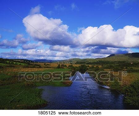 Stock Photography - Co Donegal, Remains of Viaduct, Drumnacarry Near Creeslough, Ireland. Fotosearch
