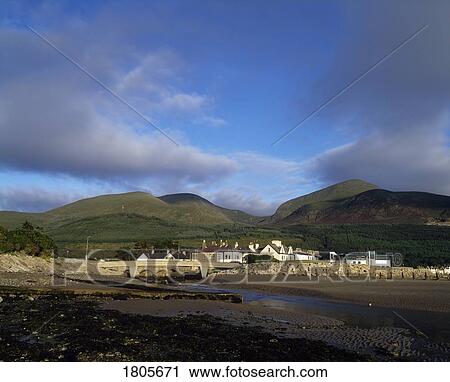 Co Down, Newcastle and Mourne Mountains, Ireland View Large Photo Image Stock Image - Co Down, Newcastle and Mourne Mountains, Ireland. Fotosearch