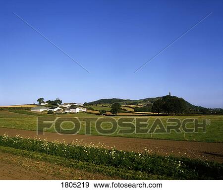 Stock Photo - Co Down, Tower On Scrabo Hill, Newtownards, Ireland. Fotosearch