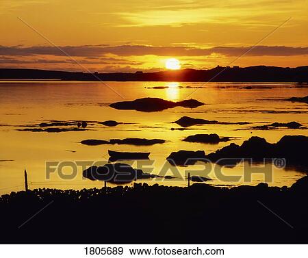 Co Galway, Ballyconneely Bay, Ireland View Large Photo Image Stock Photo - Co Galway, Ballyconneely Bay, Ireland. Fotosearch