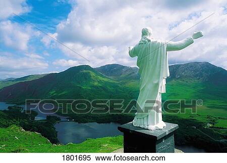 Co Galway, Kylemore Lake View Large Photo Image Stock Photography - Co Galway, Kylemore Lake. Fotosearch