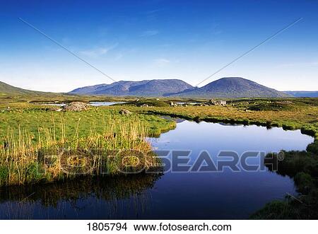 Co Galway, Near Recess, Connemara, Ireland View Large Photo Image Picture - Co Galway, Near Recess, Connemara, Ireland. Fotosearch