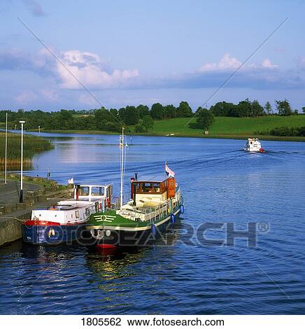 Co Leitrim, The River Shannon At Carrick on Shannon, Ireland View Large Photo Image Stock Image - Co Leitrim, The River Shannon At Carrick on Shannon, Ireland. Fotosearch