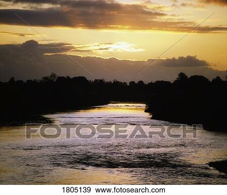 Co Limerick, Adare, River Maigue, Ireland View Large Photo Image Stock Photo - Co Limerick, Adare, River Maigue, Ireland. Fotosearch