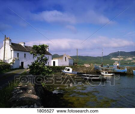 Stock Photo - Co Mayo, From Sweeneys Quay, Ireland. Fotosearch