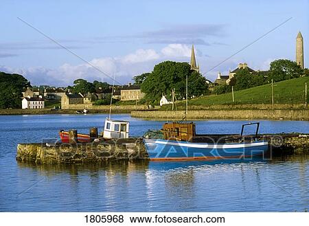 Co Mayo, Killala Harbour And Town, Ireland View Large Photo Image Stock Photo - Co Mayo, Killala Harbour And Town, Ireland. Fotosearch