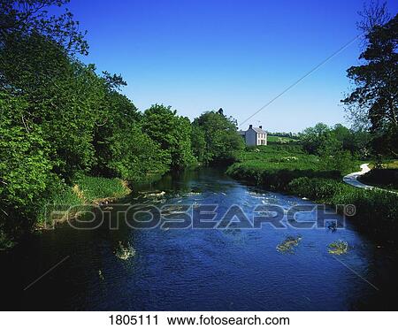 Co Monaghan, The Fane River at Inishkeen, Ireland View Large Photo Image Stock Image - Co Monaghan, The Fane River at Inishkeen, Ireland. Fotosearch