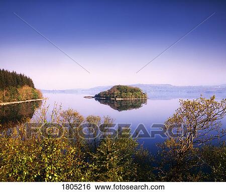 Co Sligo, The Island of Innisfree, Lough Gill, Ireland View Large Photo Image Stock Photograph - Co Sligo, The Island of Innisfree, Lough Gill, Ireland. Fotosearch