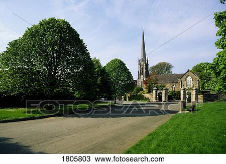 Stock Image - Co Waterford, Lismore, St. Carthage's Cathedral, Ireland. Fotosearch