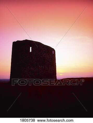 Stock Photo - Co Wexford, Vinegar Hill Windmill, Enniscorthy, Ireland. Fotosearch