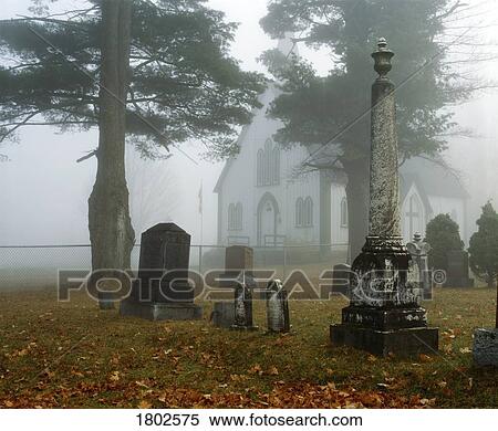 Stock Photography - Country cemetery. Fotosearch