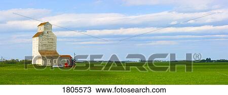 Country grain elevator panoramic, Alberta, Canada View Large Photo Image Stock Image - Country grain elevator panoramic, Alberta, Canada. Fotosearch