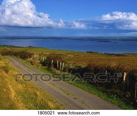 Stock Image - County Mayo, Lough Mask, from Trean towards Ballinrobe, Ireland. Fotosearch