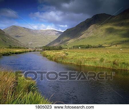 Stock Image - County Mayo, Mweelrea Mountain, Ireland. Fotosearch