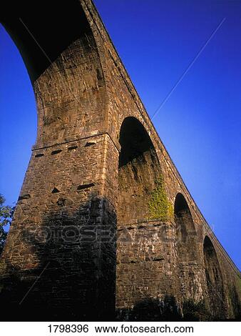 Stock Photograph - Disused Rail Viaduct in Kilmacthomas, Ireland. Fotosearch