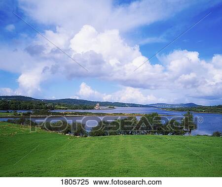 Stock Photography - Doe Castle, Near Cashel, Co Donegal, Ireland. Fotosearch