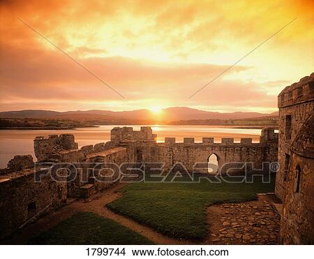 Picture - Doe Castle near Creeslough in County Donegal, Ireland. Fotosearch