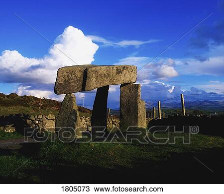 Dolmens, Legananny Dolmen, Co Down, Ireland View Large Photo Image Stock Image - Dolmens, Legananny Dolmen, Co Down, Ireland. Fotosearch