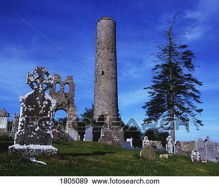 Donaghmore Round Tower, Navan, Co Meath, Ireland View Large Photo Image Stock Photo - Donaghmore Round Tower, Navan, Co Meath, Ireland. Fotosearch