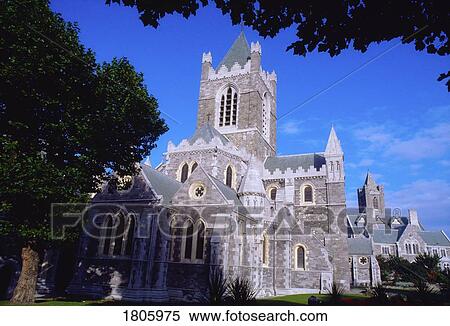 Dublin, Christchurch Cathedral, Ireland View Large Photo Image Stock Photography - Dublin, Christchurch Cathedral, Ireland. Fotosearch