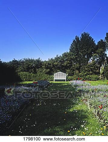 Garden Seat, Birr Castle, Co Offaly, Ireland View Large Photo Image Stock Image - Garden Seat, Birr Castle, Co Offaly, Ireland. Fotosearch