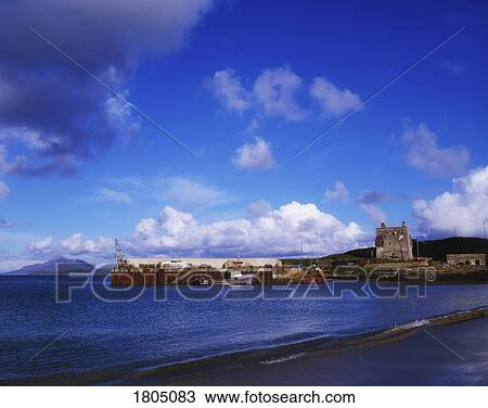 Harbour of Clare Island - Ballytoohy, Ireland View Large Photo Image Stock Image - Harbour of Clare Island - Ballytoohy, Ireland. Fotosearch