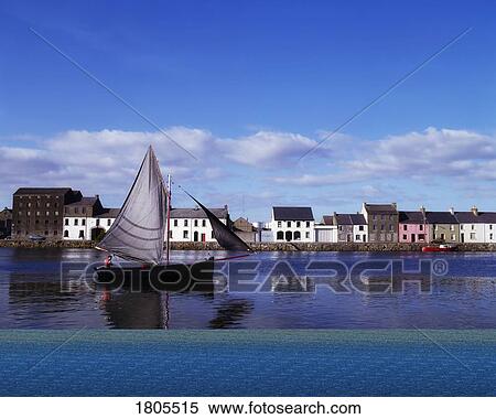 Historic Galway Hooker, Near The Spanish Arch, Galway City, Ireland View Large Photo Image Stock Photography - Historic Galway Hooker, Near The Spanish Arch, Galway City, Ireland. Fotosearch