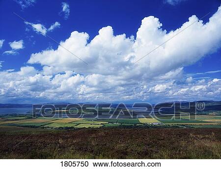 Stock Image - Inch Island, Lough Swilly, Co Donegal, Ireland. Fotosearch