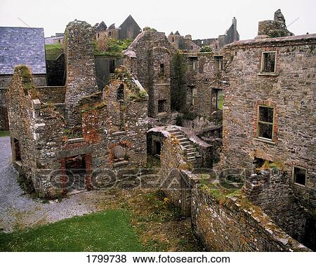 Stock Photo - King Charles Fort at Kinsale in County Cork, Ireland. Fotosearch