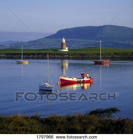 Lighthouse on Oyster Island in Ireland View Large Photo Image Stock Photograph - Lighthouse on Oyster Island in Ireland. Fotosearch