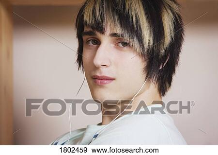 Stock Photo - Listening to music. Fotosearch