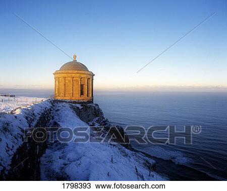 Mussenden Temple in Northern Ireland View Large Photo Image Stock Image - Mussenden Temple in Northern Ireland. Fotosearch