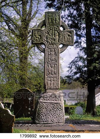 North High Cross, Castledermot, County Kildare, Ireland View Large Photo Image Stock Image - North High Cross, Castledermot, County Kildare, Ireland. Fotosearch