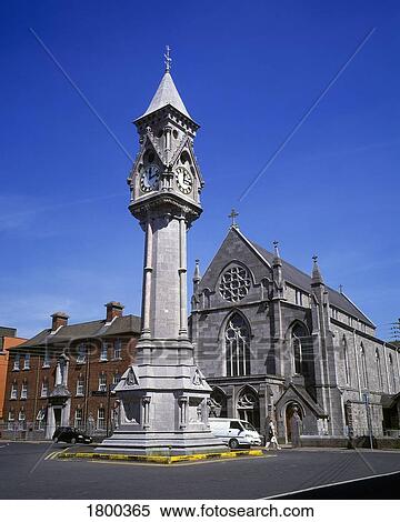 Stock Photography - O'Connell Monument, O'Connell Street, Limerick City, County Limerick, Ireland. Fotosearch