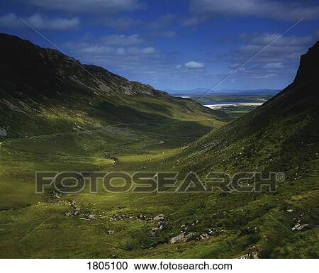 Owenwee Pass, Maghera Bay in B/G, Co Donegal, Ireland View Large Photo Image Stock Image - Owenwee Pass, Maghera Bay in B/G, Co Donegal, Ireland. Fotosearch