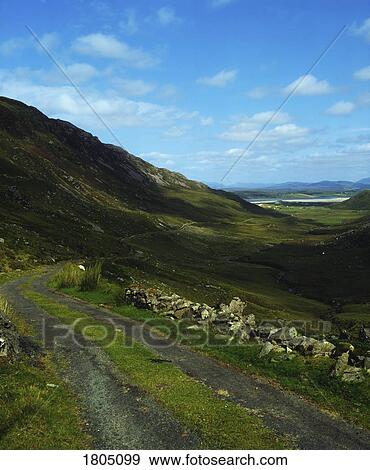 Owenwee Pass, Near Ardara, Co Donegal, Ireland View Large Photo Image Stock Photo - Owenwee Pass, Near Ardara, Co Donegal, Ireland. Fotosearch