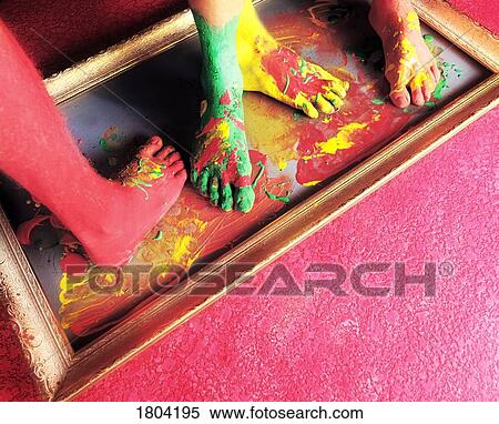Painted on a painting Stock Photography | 1804195 | Fotosearch