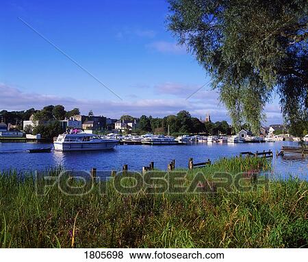 River Shannon, Carrick on Shannon, Co Roscommon, Ireland View Large Photo Image Stock Photo - River Shannon, Carrick on Shannon, Co Roscommon, Ireland. Fotosearch