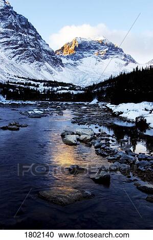 River within the snowy mountains View Large Photo Image Stock Image - River within the snowy mountains. Fotosearch