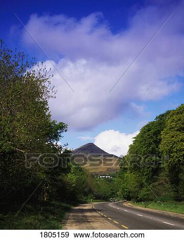 Stock Photo - Roads, Co Wicklow, Glen of the Downs, Ireland. Fotosearch