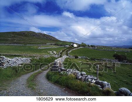 Roads, Horn Head, Donegal, Ireland View Large Photo Image Stock Photo - Roads, Horn Head, Donegal, Ireland. Fotosearch