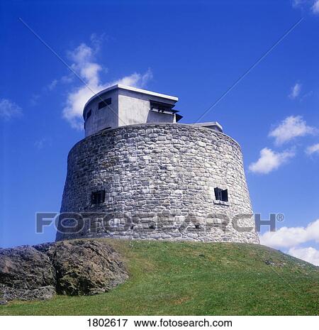 Round stone building on hilltop View Large Photo Image Stock Photo - Round stone building on hilltop. Fotosearch