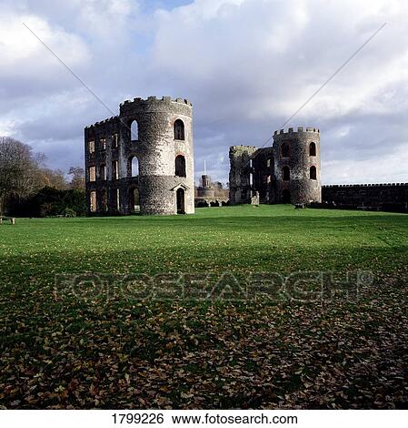 Ruins of a castle in Ireland View Large Photo Image Stock Photograph - Ruins of a castle in Ireland. Fotosearch