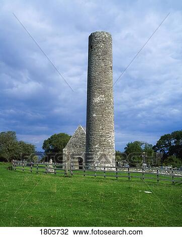 Stock Image - St. Caimin's Church, Inishcealtra (Holy Island), Lough Derg, Co Clare, Ireland. Fotosearch