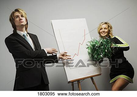Stock Photography - Student business presentation. Fotosearch