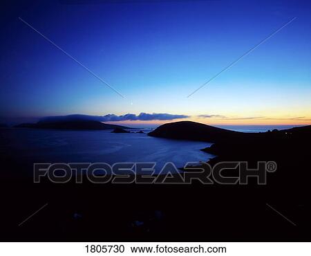 Sunset, Dunmore Head, Blasket Islands, Ireland View Large Photo Image Stock Image - Sunset, Dunmore Head, Blasket Islands, Ireland. Fotosearch