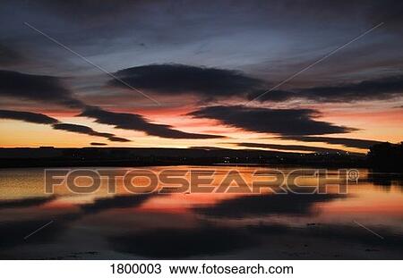 Sunset over Dungarvan, Co Waterford, Ireland View Large Photo Image Stock Image - Sunset over Dungarvan, Co Waterford, Ireland. Fotosearch