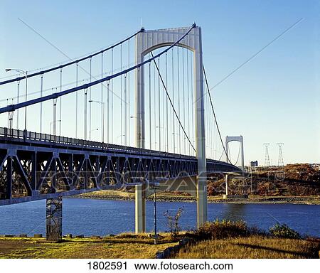 Suspension bridge over a river View Large Photo Image Stock Image - Suspension bridge over a river. Fotosearch