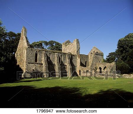 The Grey Abbey, Strangford Lough, Co Down, Ireland View Large Photo Image Stock Photo - The Grey Abbey, Strangford Lough, Co Down, Ireland. Fotosearch